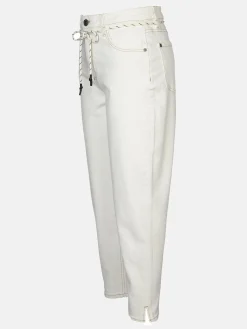 Damen Tom Tailor Damen Jeanshose mit Kordelband