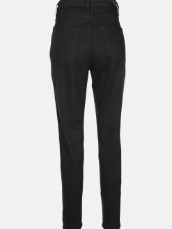 Damen Stooker DOB Damen Jeanshose im Tapered Fit mit Strasssteinchen