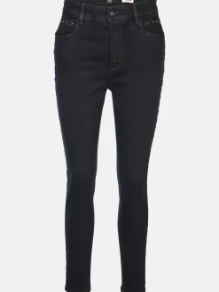 Damen Stooker DOB Damen Jeanshose mit Strasssteinchen