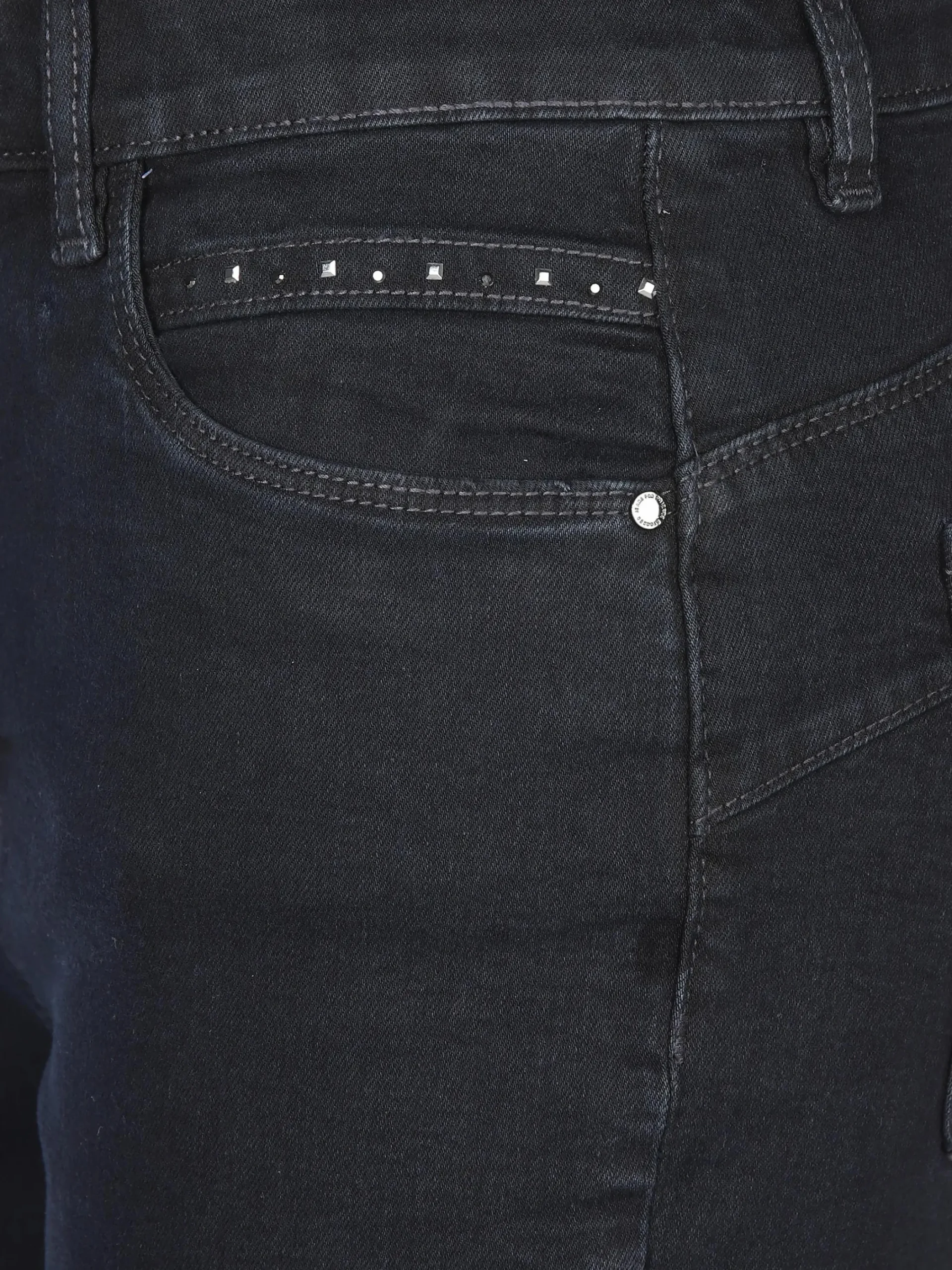 Damen Stooker DOB Damen Jeanshose mit Strasssteinchen