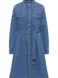 Damen Mustang Damen Jeanskleid