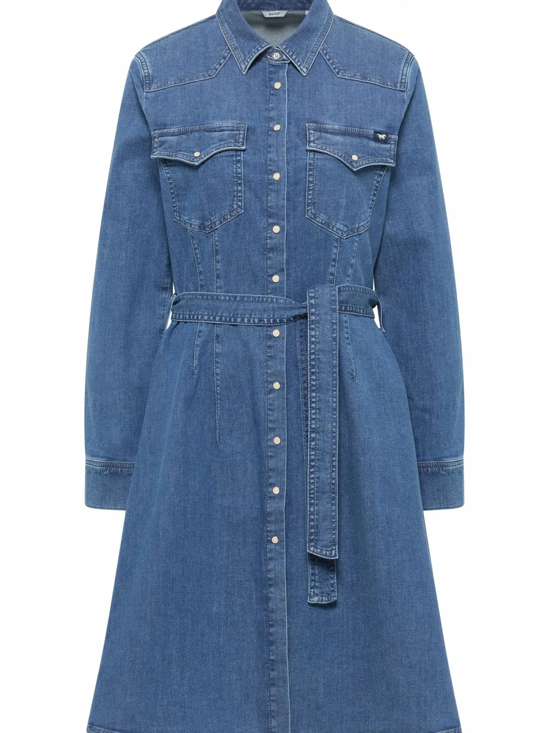 Damen Mustang Damen Jeanskleid