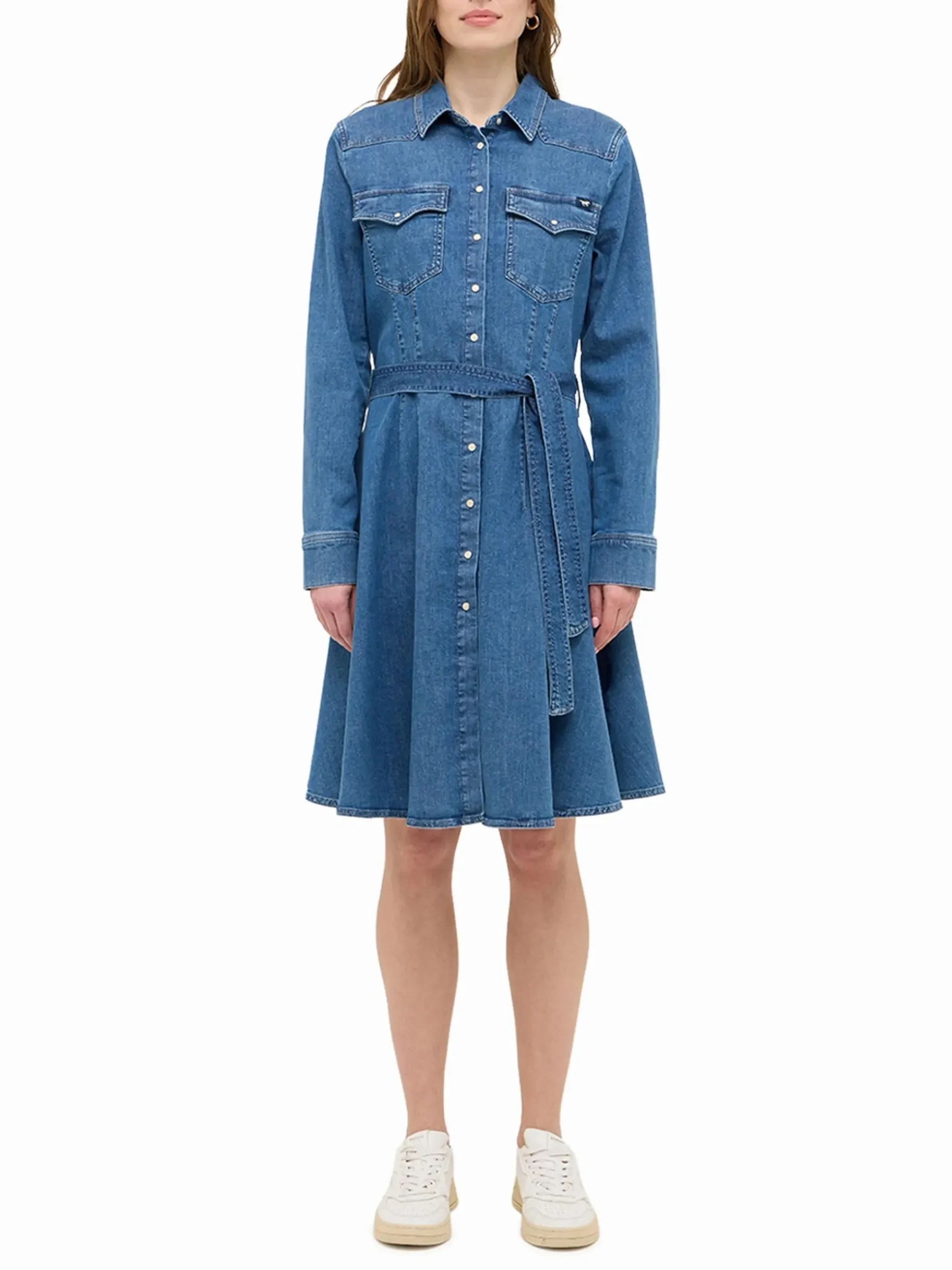 Damen Mustang Damen Jeanskleid