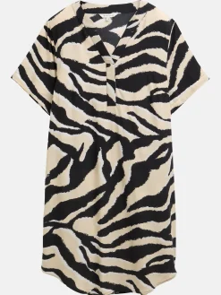 Damen Tom Tailor Damen Kleid im Animalprint