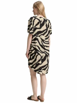 Damen Tom Tailor Damen Kleid im Animalprint