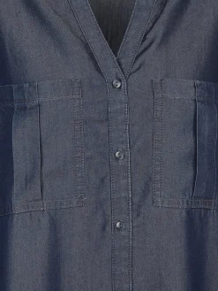 Damen Sure Damen Kleid in Jeansoptik