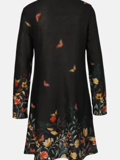 Damen Apricot Damen Kleid in schwingender Form