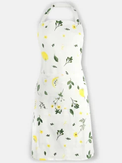 Dream House Damen Kochschürze mit Blättern und Früchten