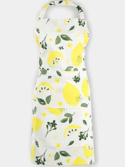 Dream House Damen Kochschürze mit Blättern und Früchten
