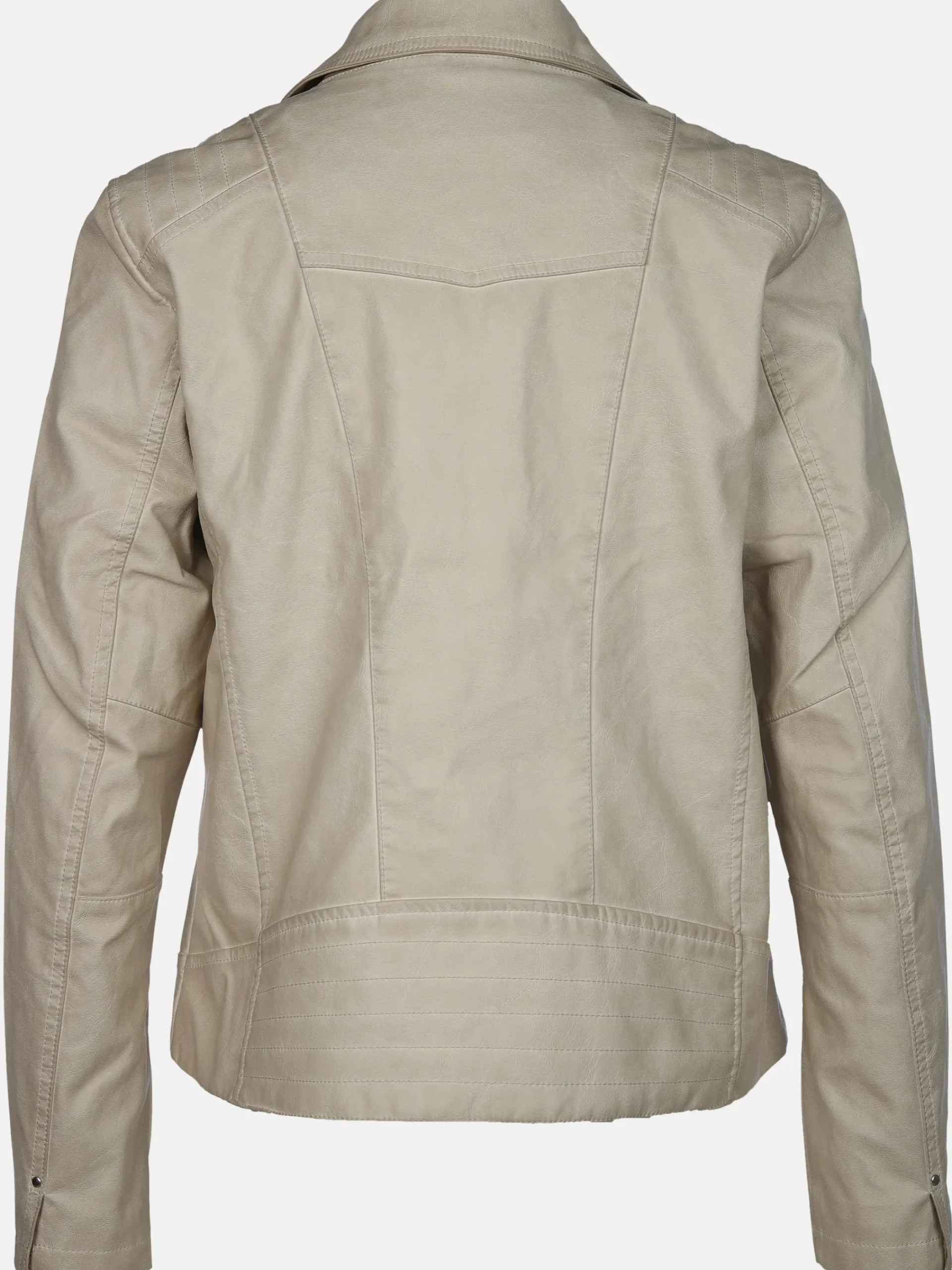 Damen Sure Damen Kunstlederjacke mit Reißverschluss