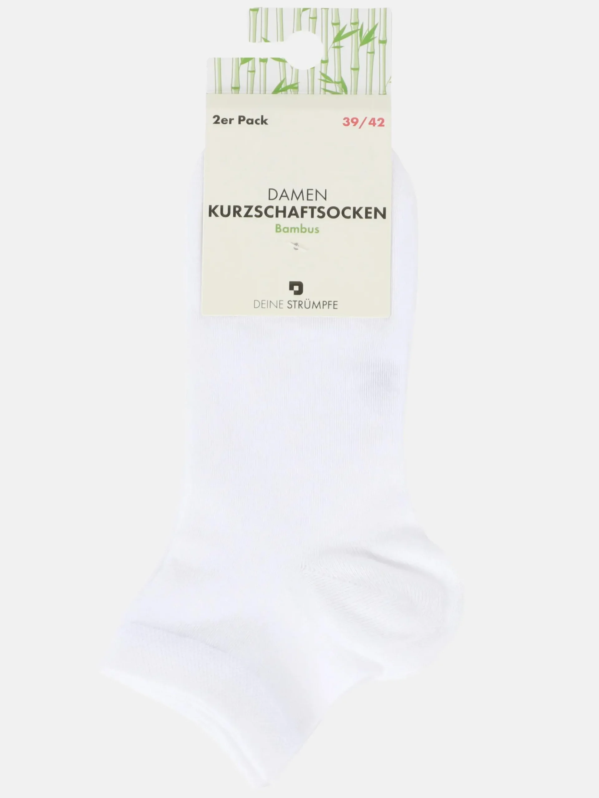Damen No Manufacturer Damen Kurzschaftsocken Bambus im 2er Pack