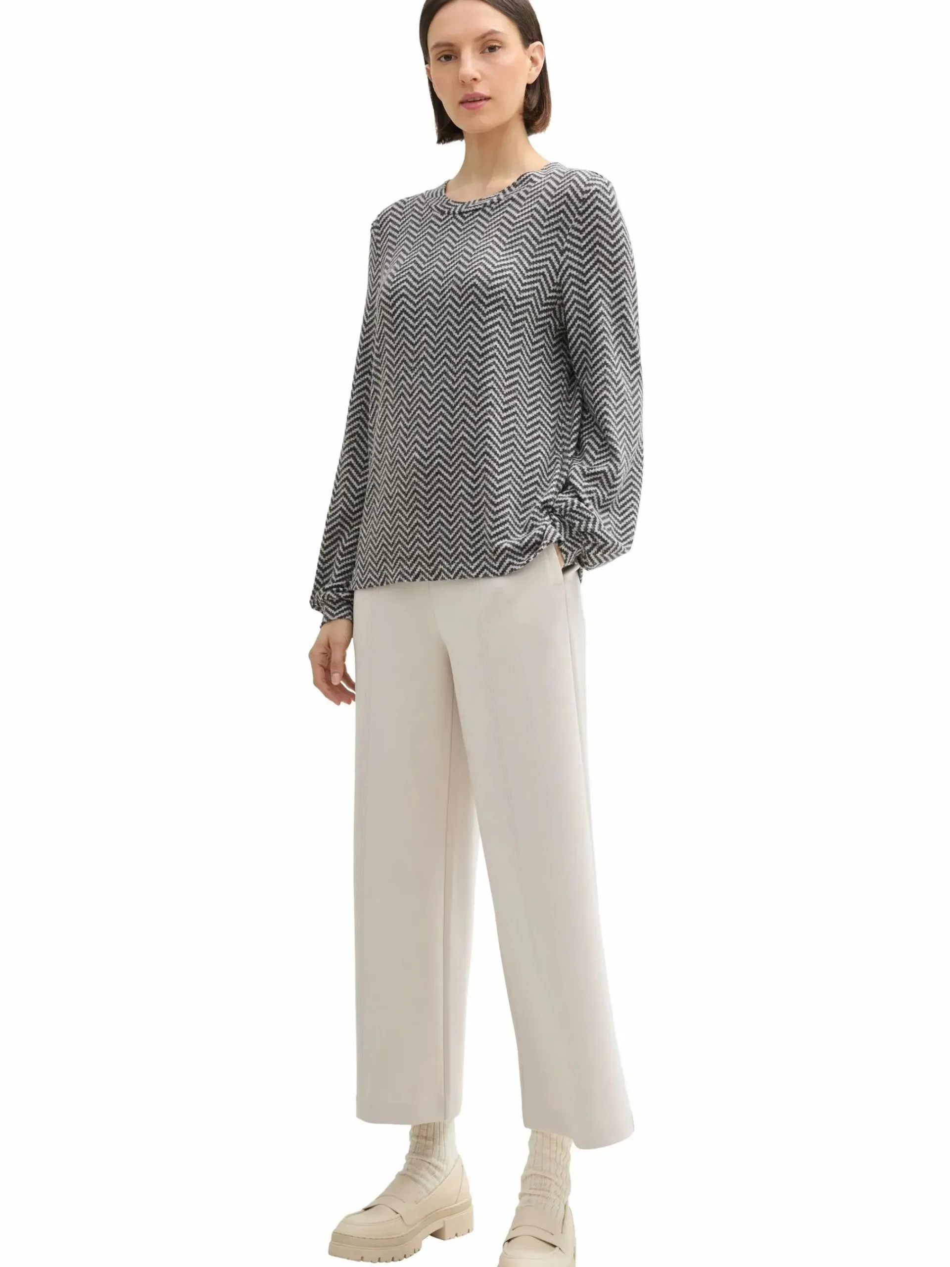 Damen Tom Tailor Damen Langarmshirt