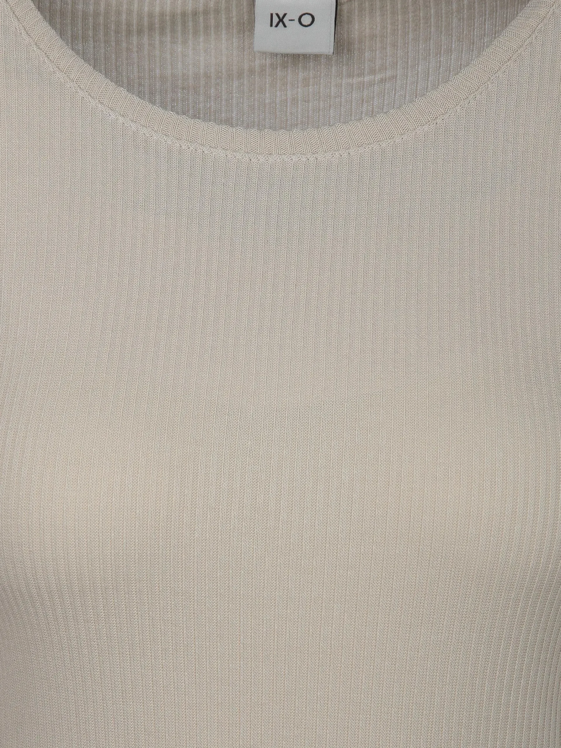 Damen IX-O Damen Langarmshirt in Ripp-Optik