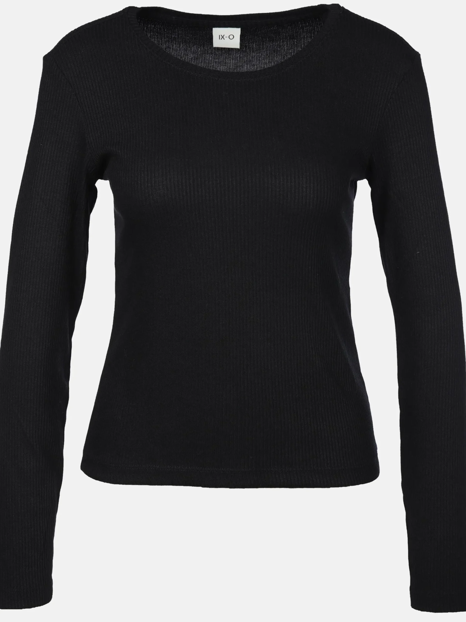Damen IX-O Damen Langarmshirt in Ripp-Optik