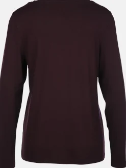 Damen Lisa Tossa Damen Langarmshirt mit Glitzerprint und Glitzernieten