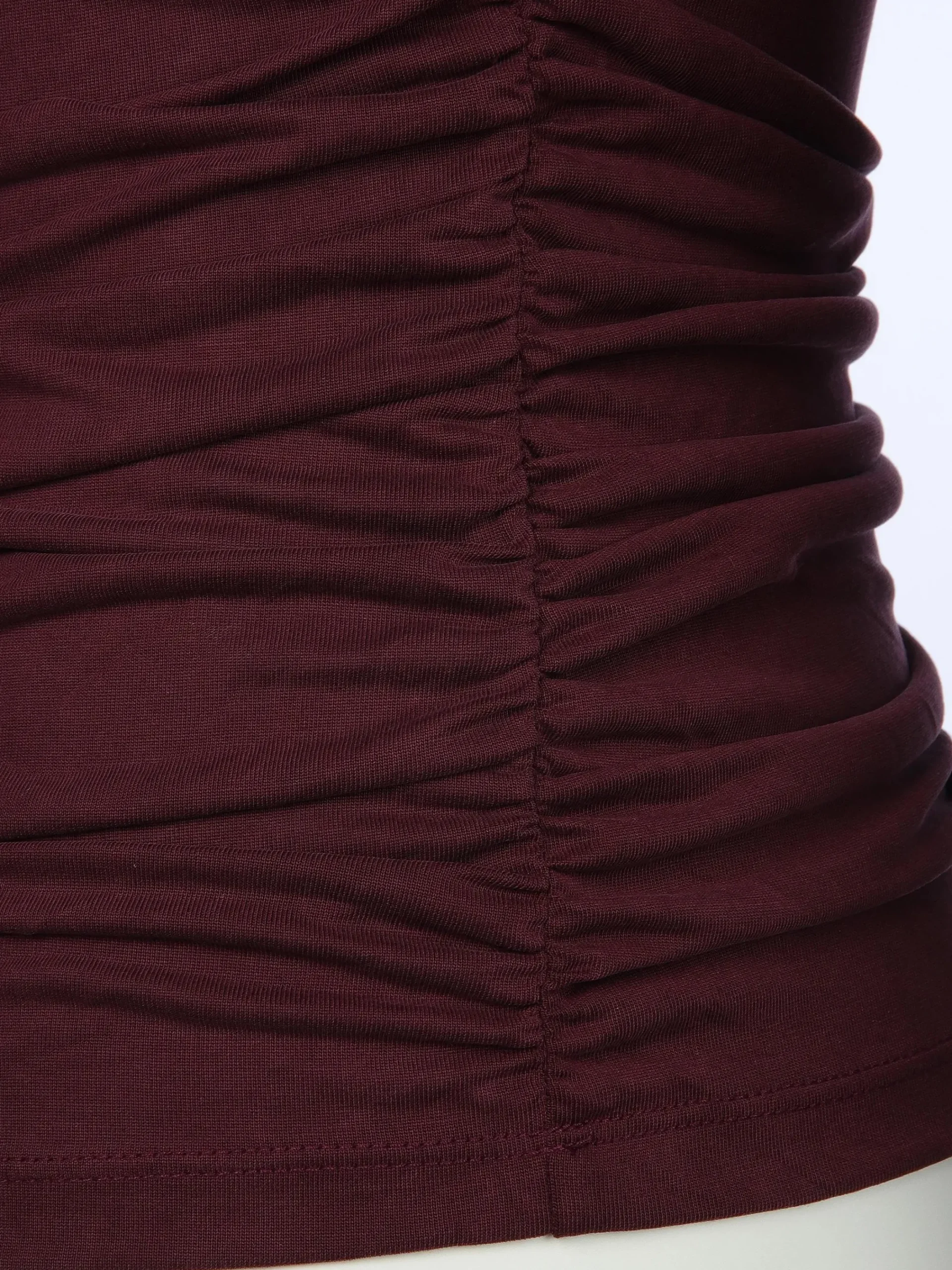 Damen IX-O Damen Langarmshirt mit seitlicher Raffung