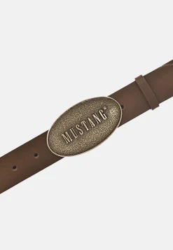 Damen Mustang Damen Ledergürtel mit Klemmschnalle