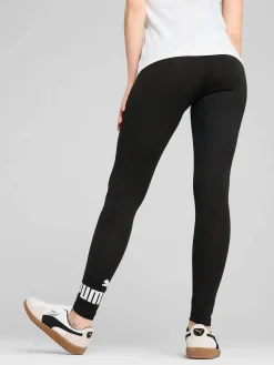 Damen Puma Damen Leggings mit Logoprint