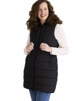 Damen Stooker DOB Damen Longweste mit Kapuze