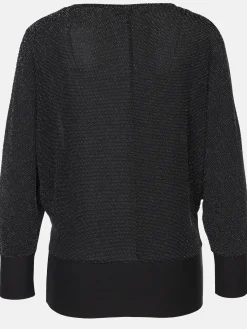 Damen Sure Damen Lurexshirt mit Fledermausärmeln