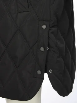 Damen Lisa Tossa Damen Mantel mit Rautensteppung