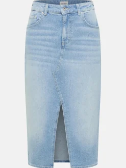 Damen Mustang Damen Maxirock "Eureka Denim Ski"