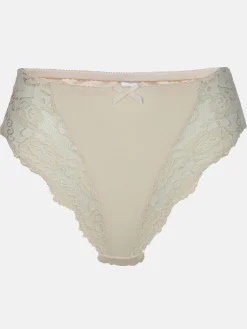 Damen Nina Holthoff Damen Miederhose mit Spitzenbesatz