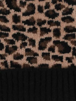 Damen Sure Damen Mütze im Leo Look