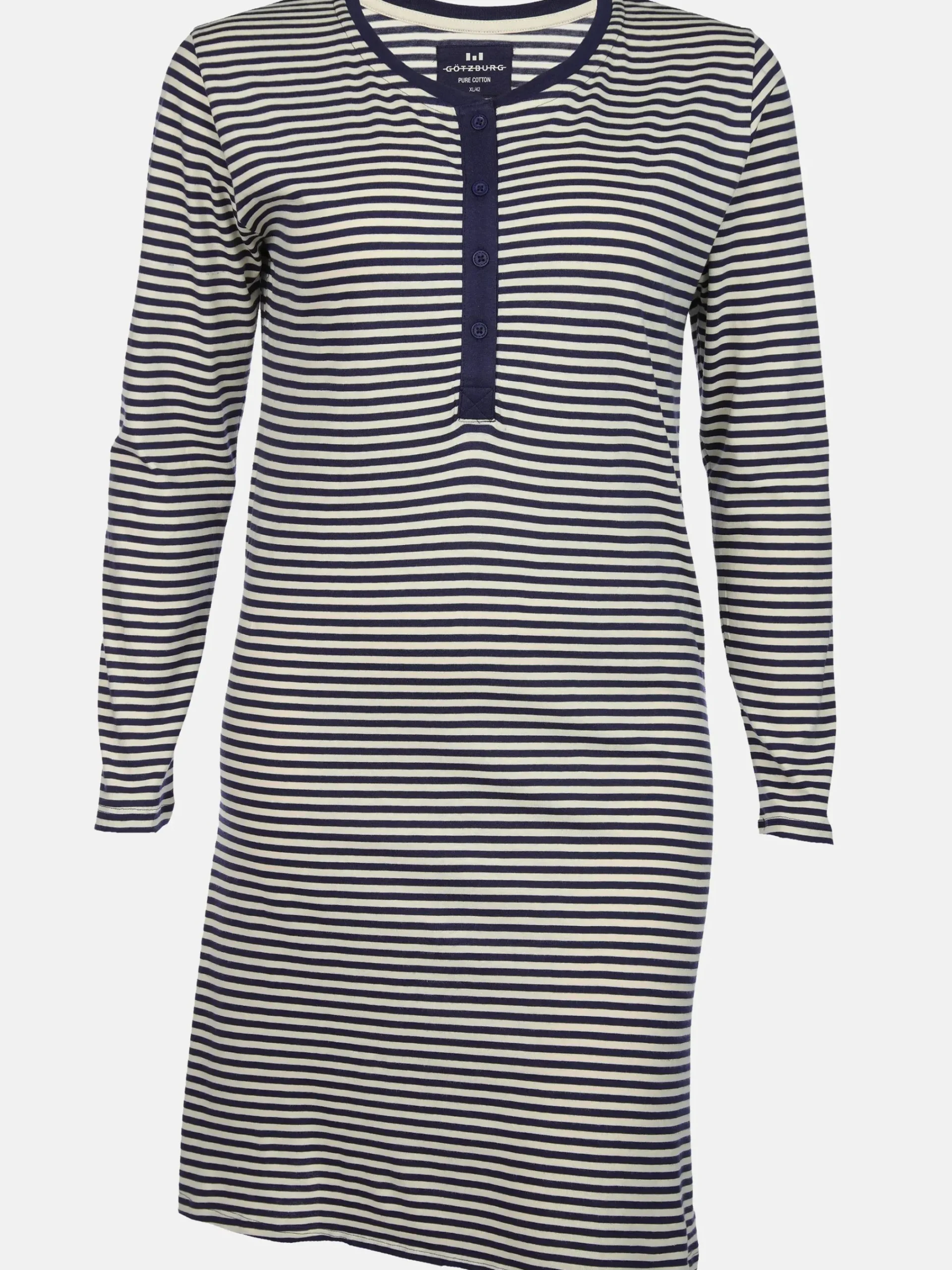 Damen Götzburg Damen Nachthemd im Streifenlook