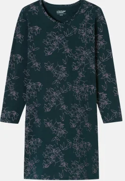 Damen UNCOVER by Schiesser Damen Nachthemd mit Muster