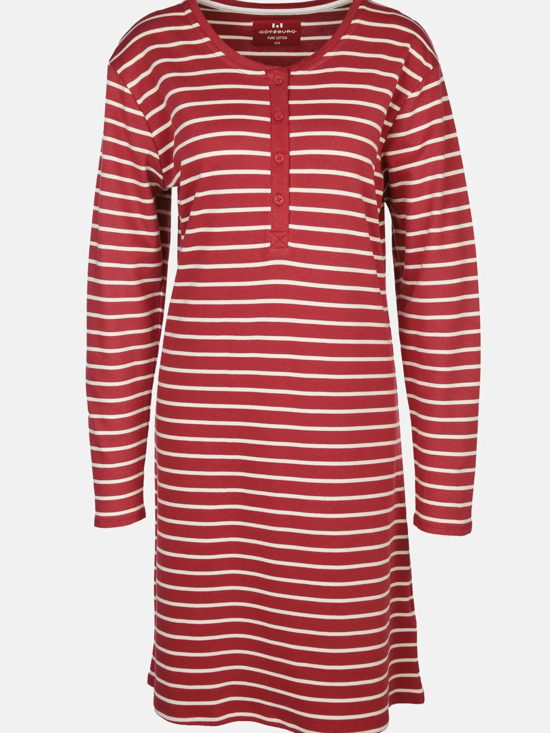 Damen Götzburg Damen Nachthemd mit Streifen