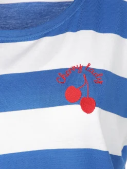 Damen Sure Damen Nachtshirt mit Streifen