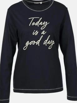 Damen Sure Damen Nachtwäsche Oberteil mit Schriftprint