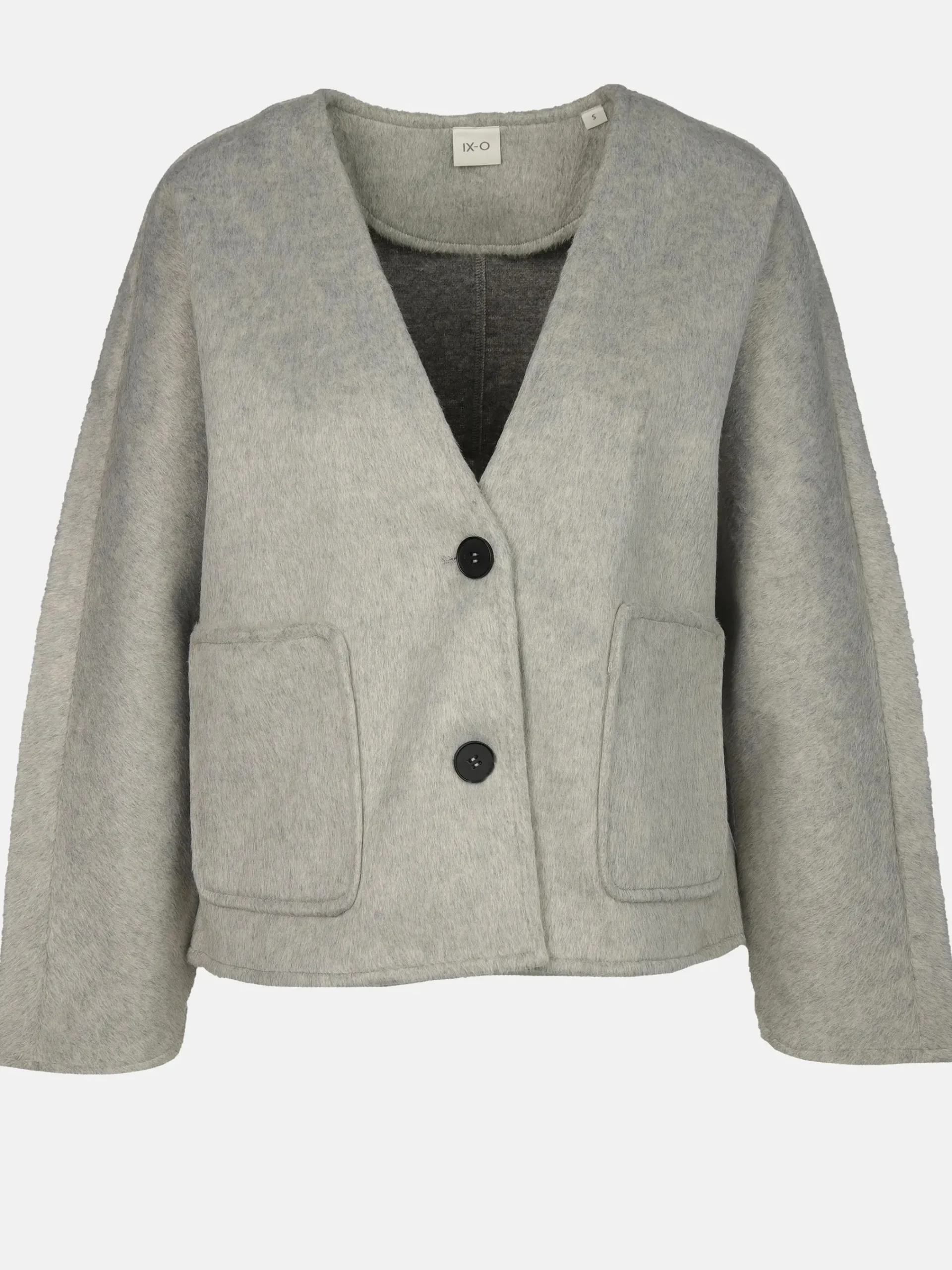 Damen IX-O Damen Oversized Jacke in Wolloptik