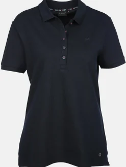 Damen Lisa Tossa Damen Poloshirt mit schlichter Stickerei
