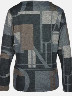 Damen Sure Damen Print Flauschshirt