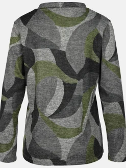 Damen Sure Damen Print Flauschshirt