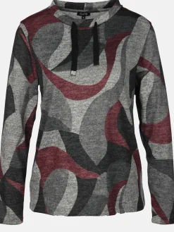 Damen Sure Damen Print Flauschshirt