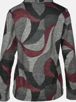 Damen Sure Damen Print Flauschshirt