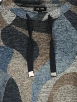 Damen Sure Damen Print Flauschshirt