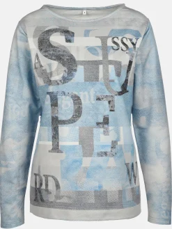 Damen Lisa Tossa Damen Printshirt mit langem Arm