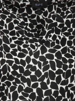 Damen Sure Damen Printshirt mit Serafino-Ausschnitt