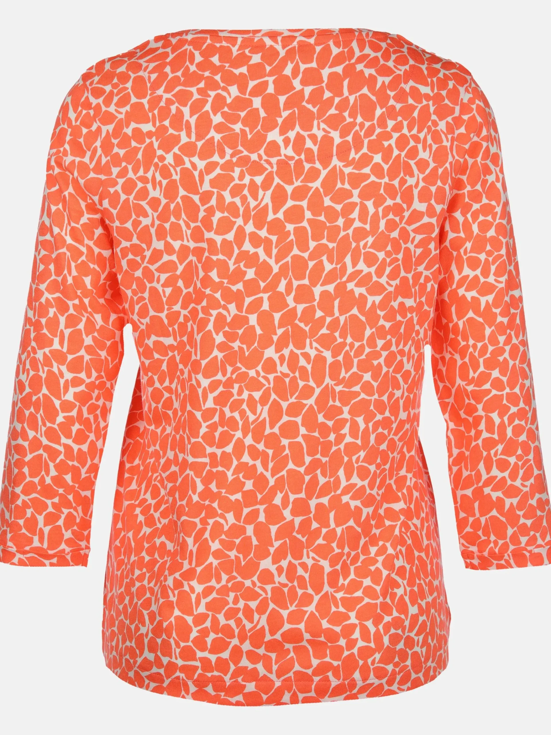 Damen Sure Damen Printshirt mit Serafino-Ausschnitt