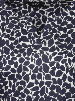 Damen Sure Damen Printshirt mit Serafino-Ausschnitt