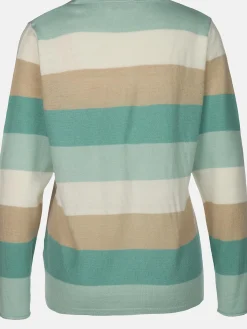 Damen Sure Damen Pullover "Cashmere Like" mit breiten Frabstreifen