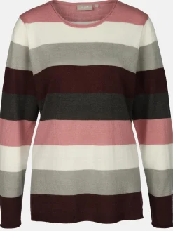 Damen Sure Damen Pullover "Cashmere Like" mit breiten Frabstreifen