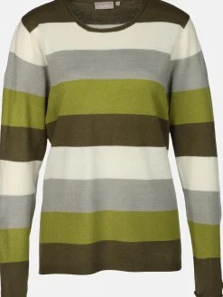 Damen Sure Damen Pullover "Cashmere Like" mit breiten Frabstreifen