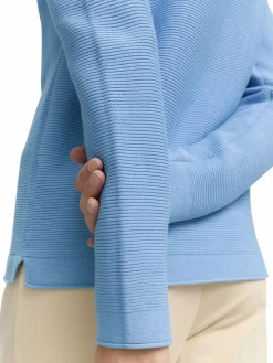 Damen Tom Tailor Damen Pullover in Ottoman Ripp