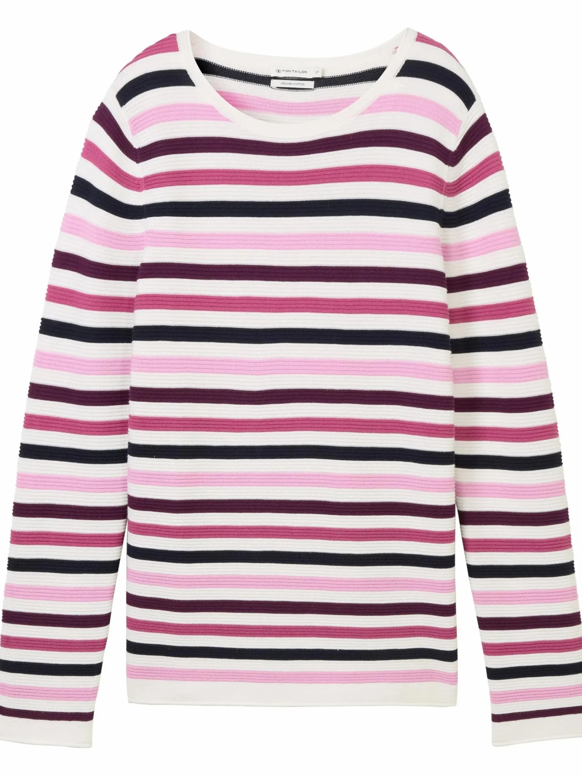 Damen Tom Tailor Damen Pullover in Ottoman Ripp