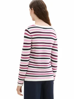 Damen Tom Tailor Damen Pullover in Ottoman Ripp